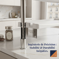 Étagère télescopique — Gagnez de la place sans percer