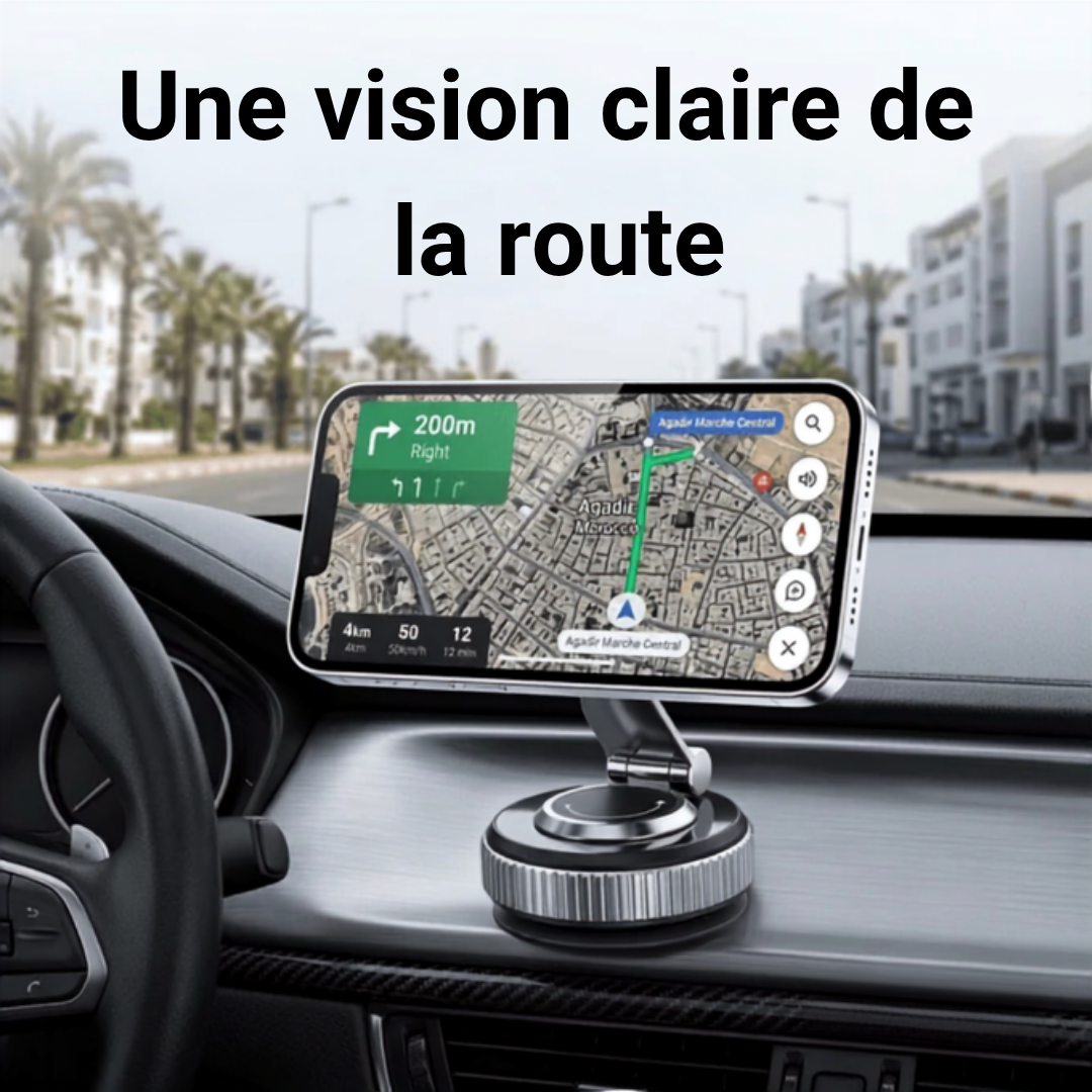 Support Téléphone Magnétique pour Voiture – Conduite Plus Sûre et Confortable