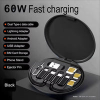 Câble 5-en-1 Multifonction — Chargez vos appareils avec un seul câble