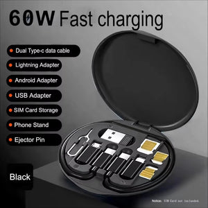 Câble 5-en-1 Multifonction — Chargez vos appareils avec un seul câble