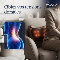 Coussin de massage Shiatsu avec chaleur — Détente et confort à tout moment