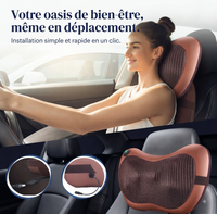 Coussin de massage Shiatsu avec chaleur — Détente et confort à tout moment