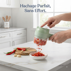 Mini Hachoir Électrique — Préparez vos ingrédients en quelques secondes
