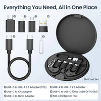 Câble 5-en-1 Multifonction — Chargez vos appareils avec un seul câble